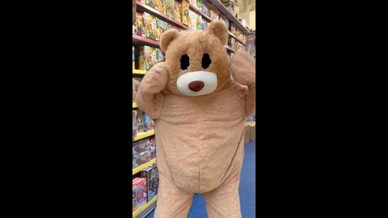 GIANT Teddy Surprise in ToyShop #shorts