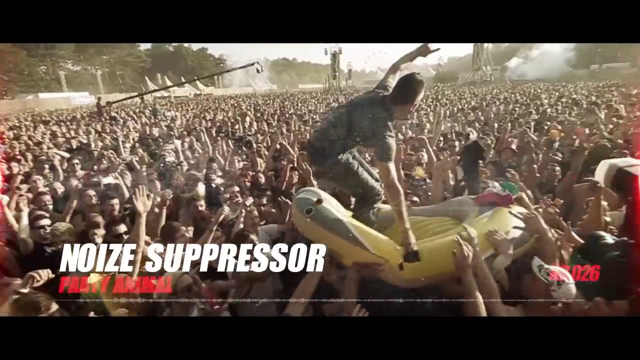 Noize Suppressor ft. The Mystery MC - Party Animal [NR-026 - Official preview]