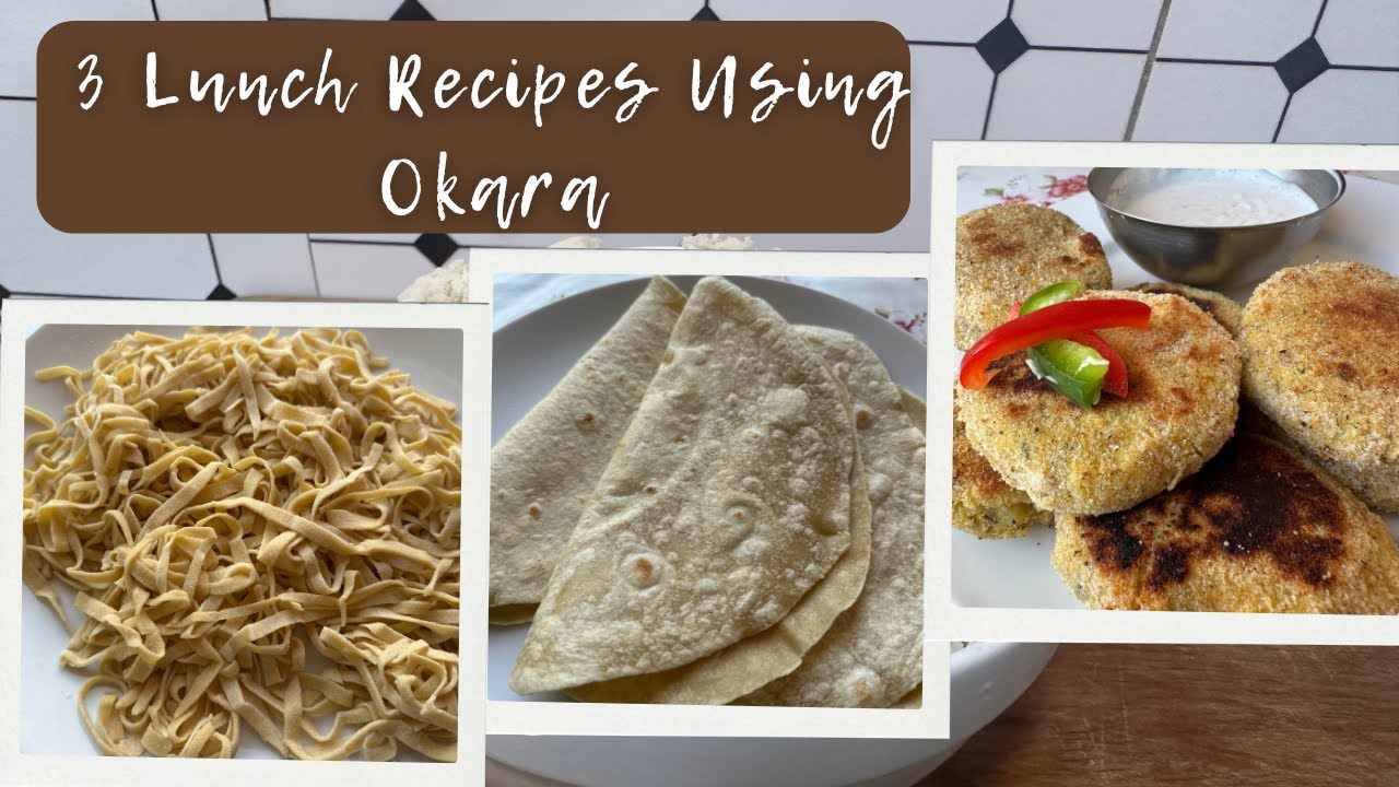 What Can You Do with Leftover Soybean Pulp? - 3 Easy Okara Lunch Ideas You Need to Try!