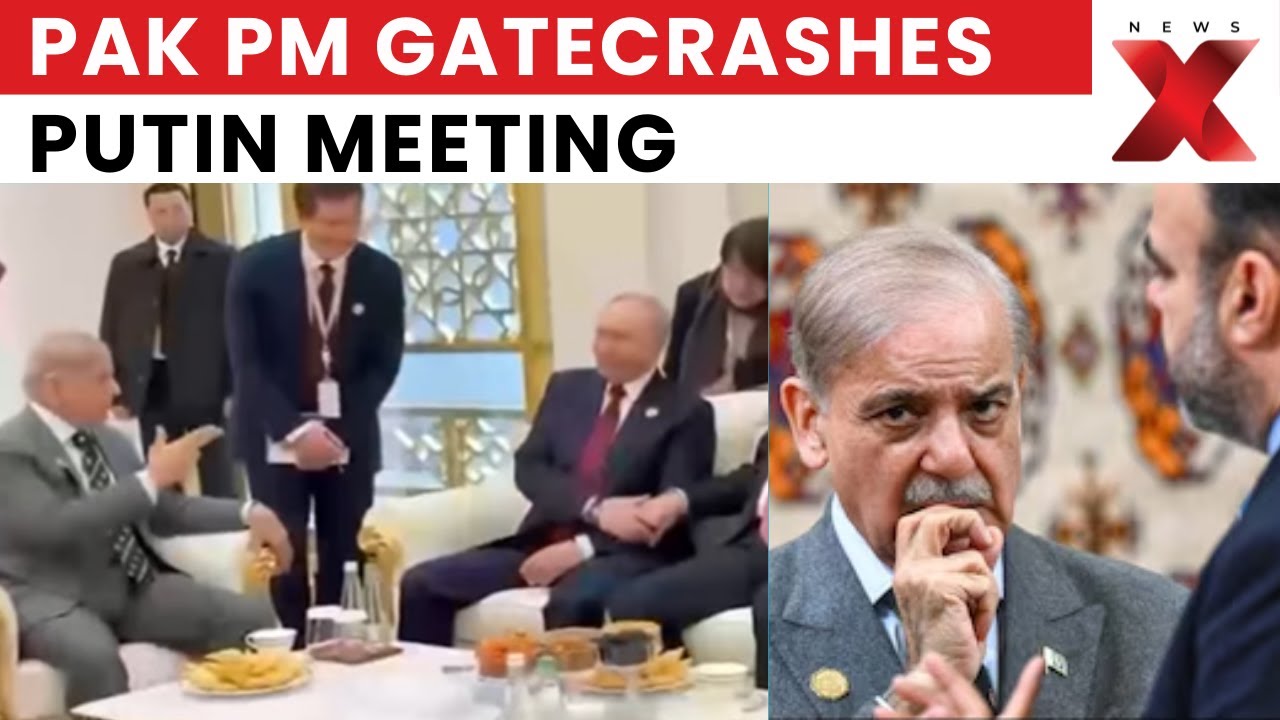 Pakistan PM Gatecrashes Putin&rsquo;s Closed-Door Meeting After 40-Minute Wait | NewsX
