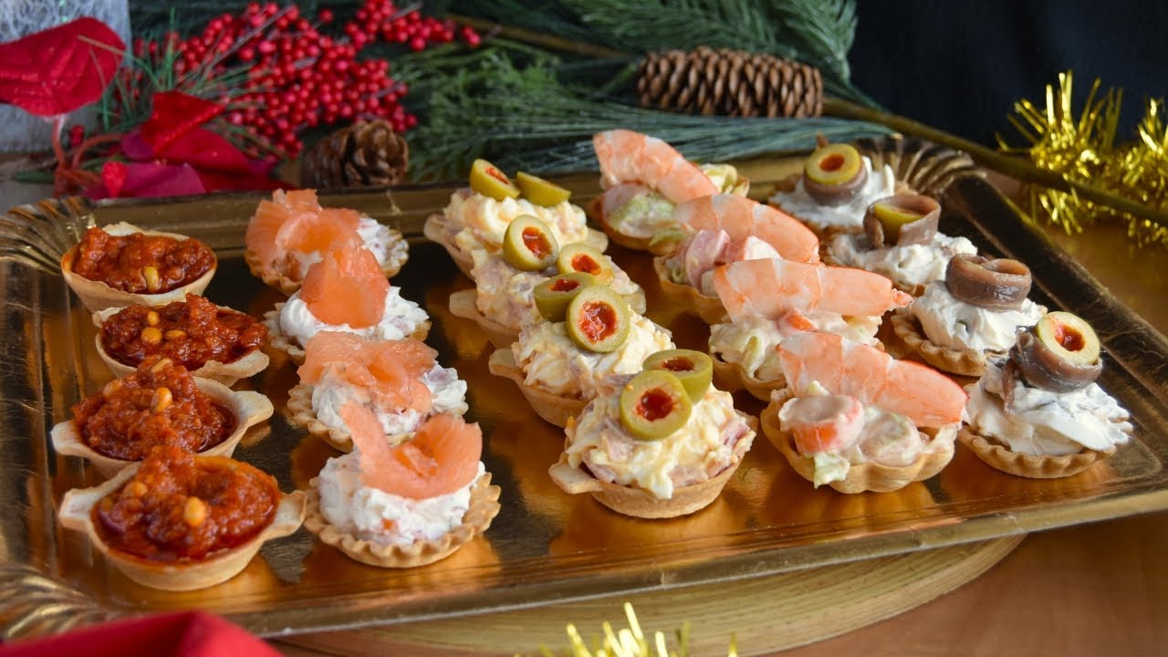 ⭐️ Tartaletas variadas para Navidad FÁCILES Y PERFECTAS COMO ENTRANTE