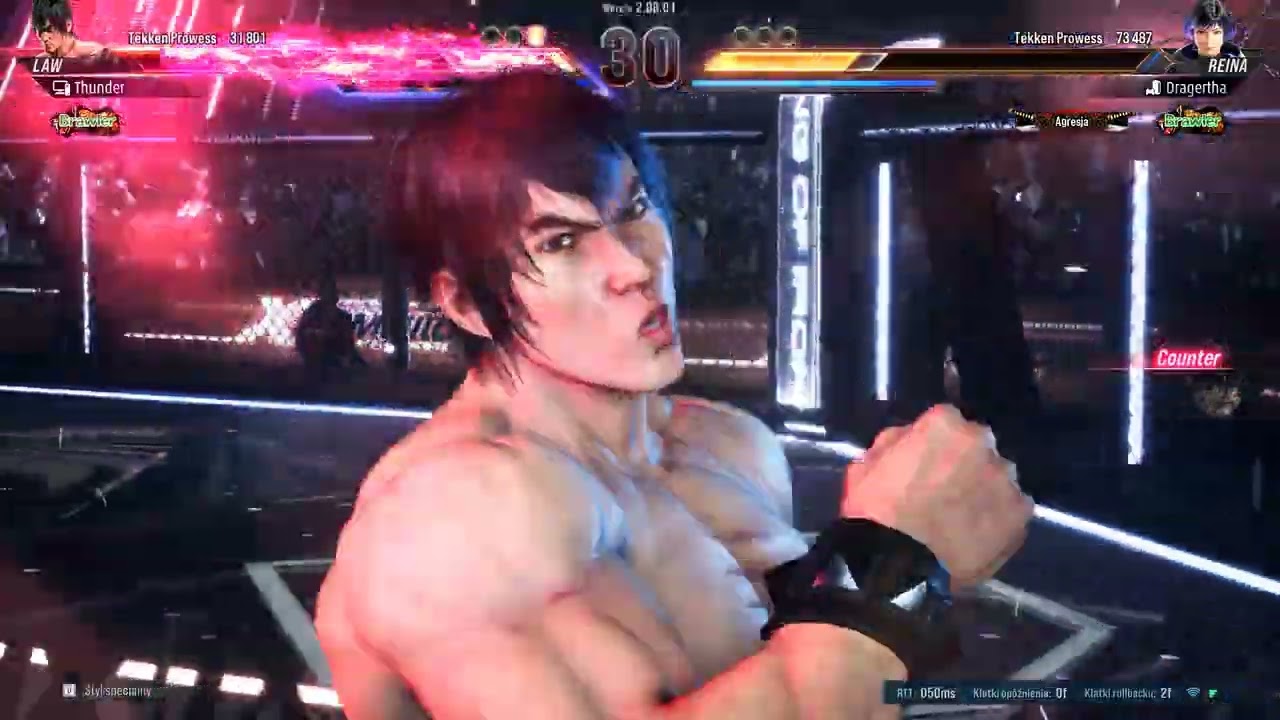Tekken 8 Marshall Law defeats Reina