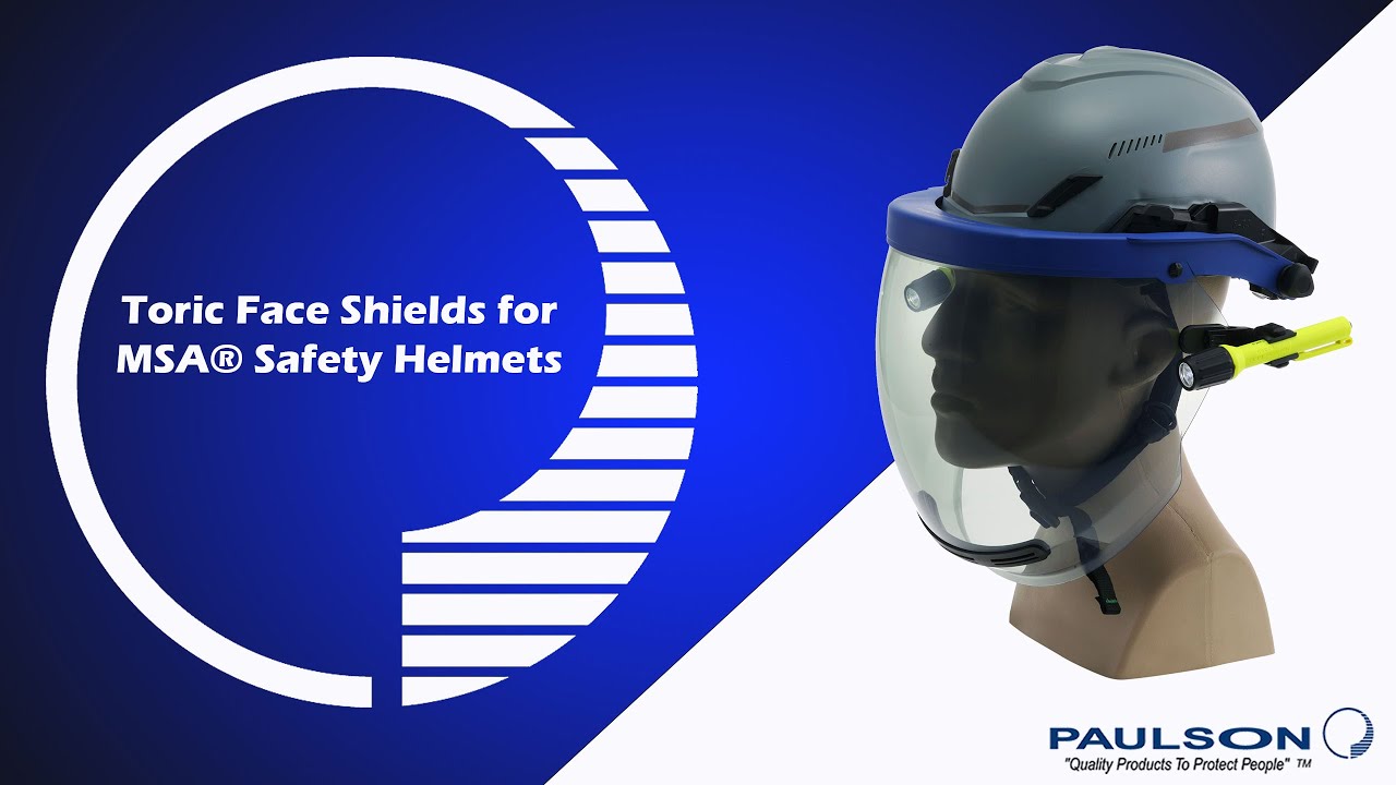 Toric Face Shields Compatible with MSA VGARD® Safety Helmets