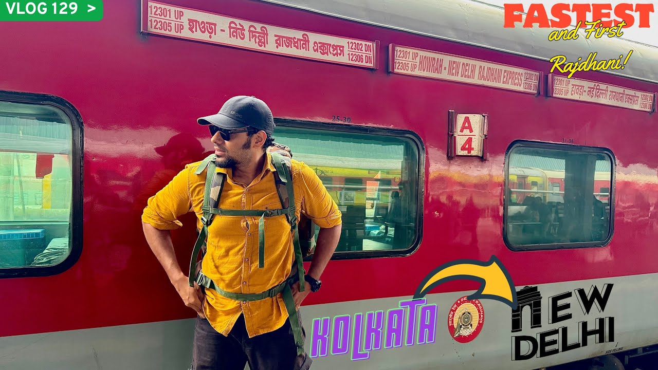 12301 Howrah Rajdhani Express 2AC Journey | Kolkata To New Delhi | Himachal Trip | EP01