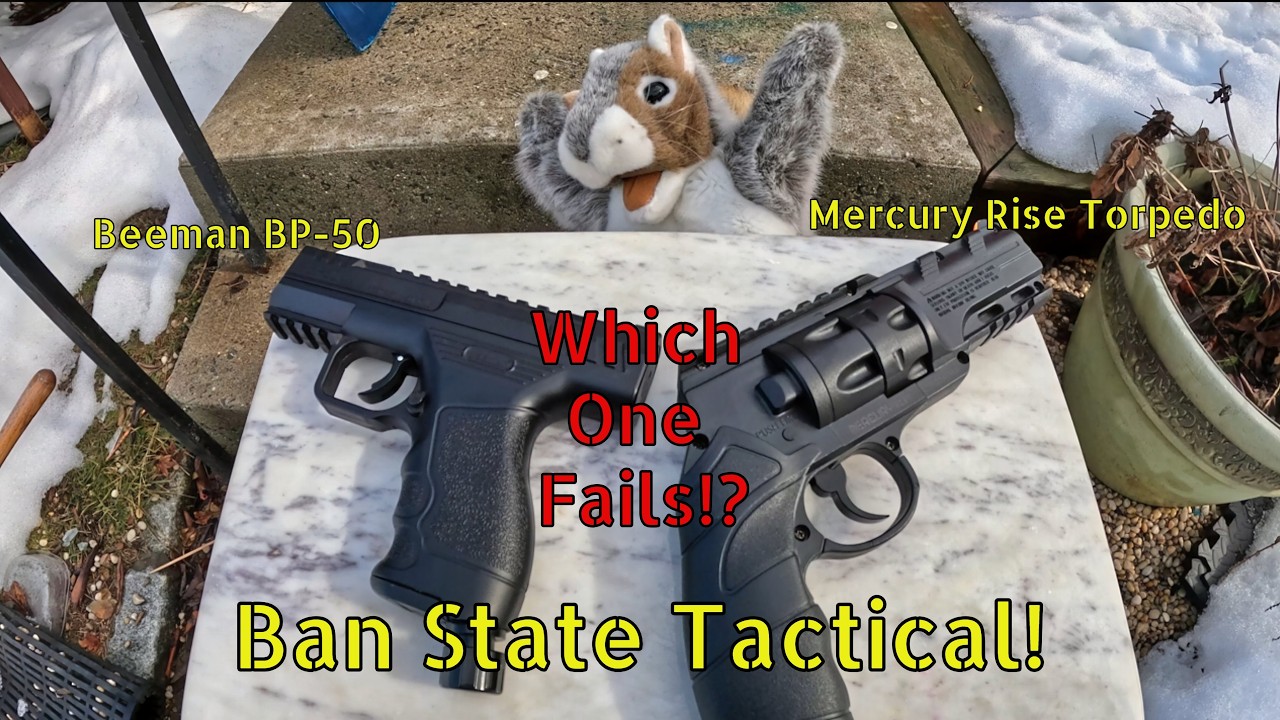 Револьвер Mercury Rise Torpedo против Beeman BP-50. Часть первая. Испытание до отказа! (Ban State...