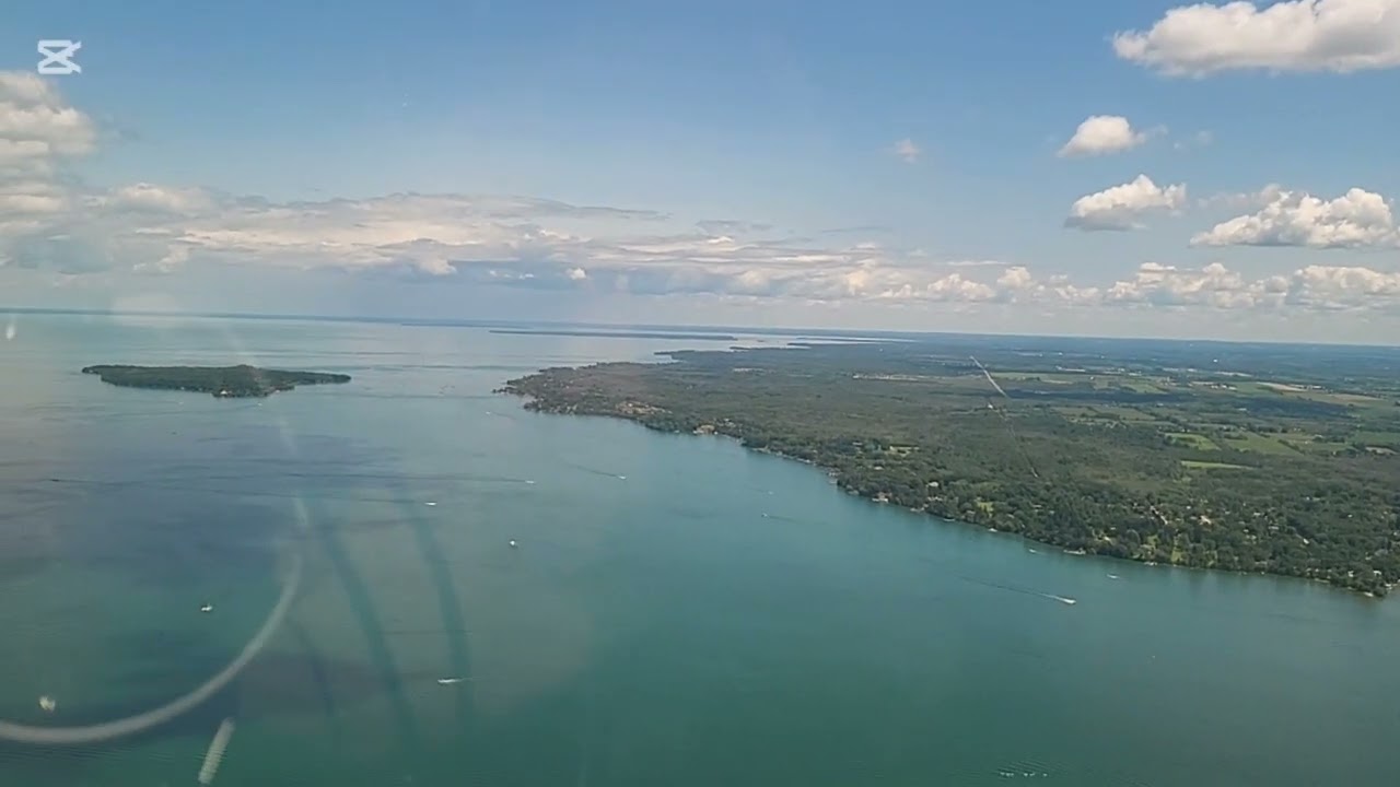 Landing in Cooks Bay 