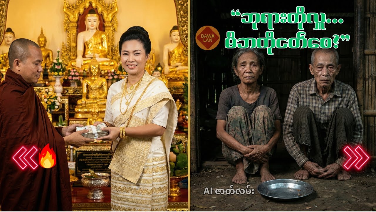 မိဘကို မလေးစားတဲ့ သမီးရဲ့ အဆုံးသတ် | Touching Moral Story | Bawa Laan
