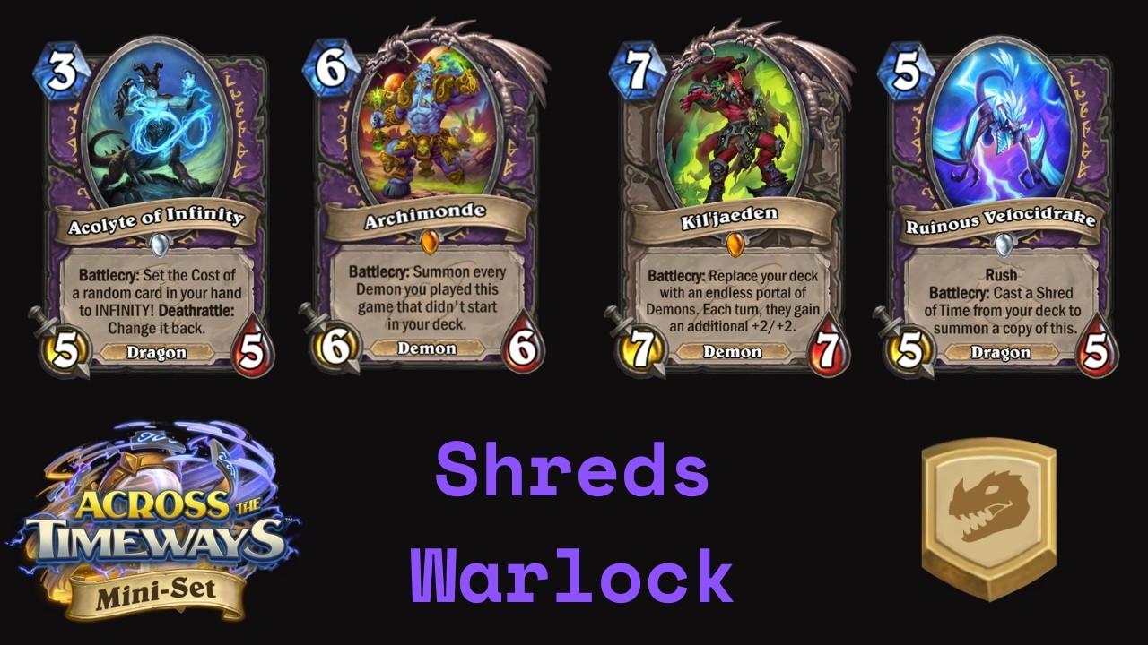 Shreds Warlock, How Not To Play It! (Hearthstone Standard)