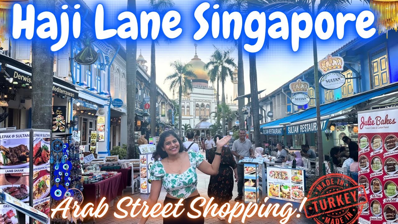 Haji Lane Singapore, Arab Street Singapore, Singapore Vlog, Singapore Shopping, Singapore Tour
