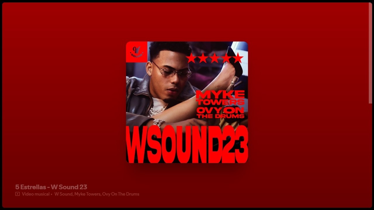 W Sound 23 &ldquo;5 Estrellas&rdquo; Letra/Lyrics- Myke Towers, Westcol,