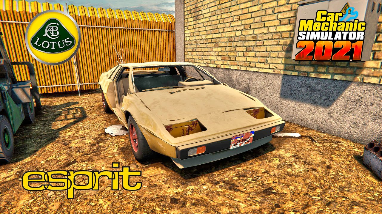 Lotus Esprit restoration - Car Mechanic Simulator 2021
