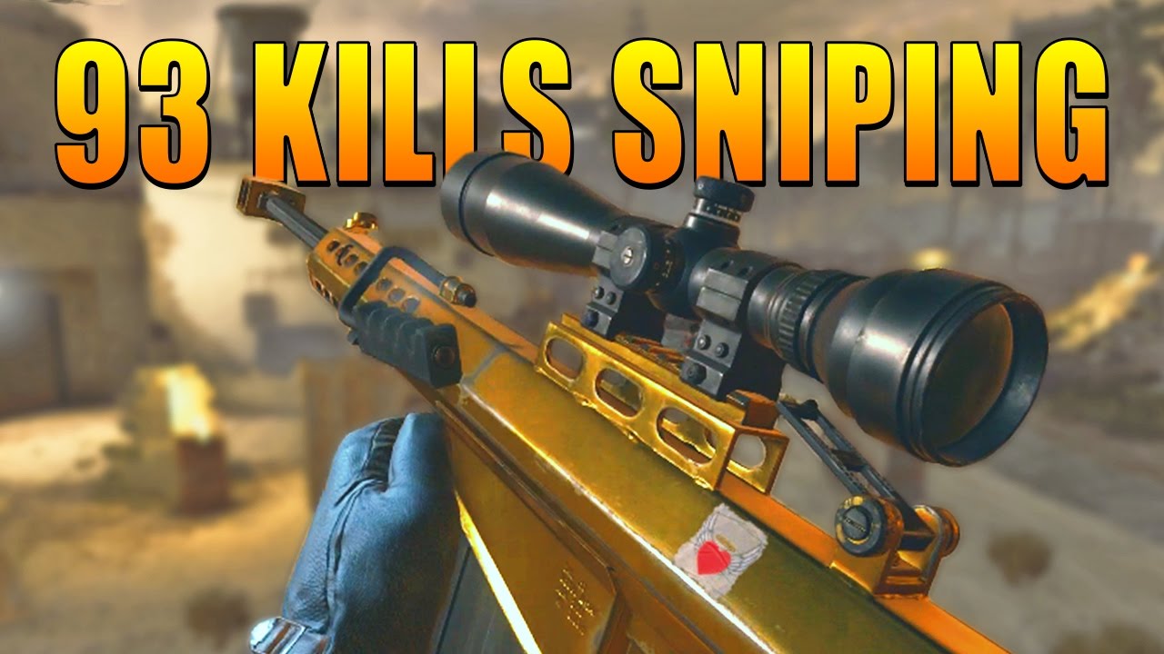 Call of Duty Modern Warfare Remastered Multiplayer Gameplay - 93 Kills Sniping in Cod MWR
