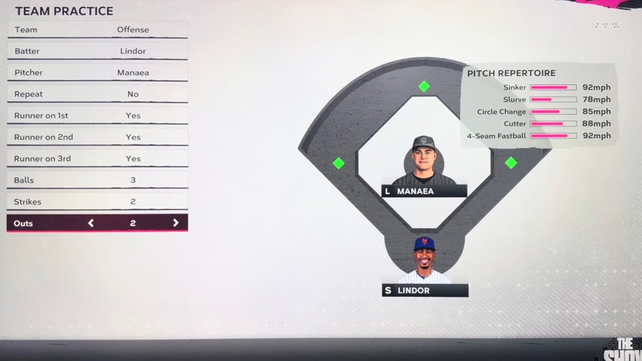 MLB the show 24 New York Mets Practice ￼