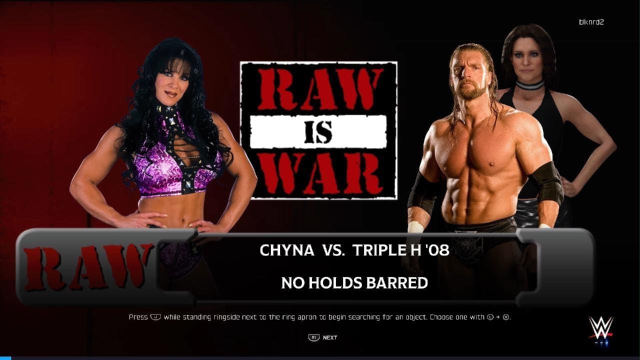 Chyna Vs HHH [WWE 2k25]