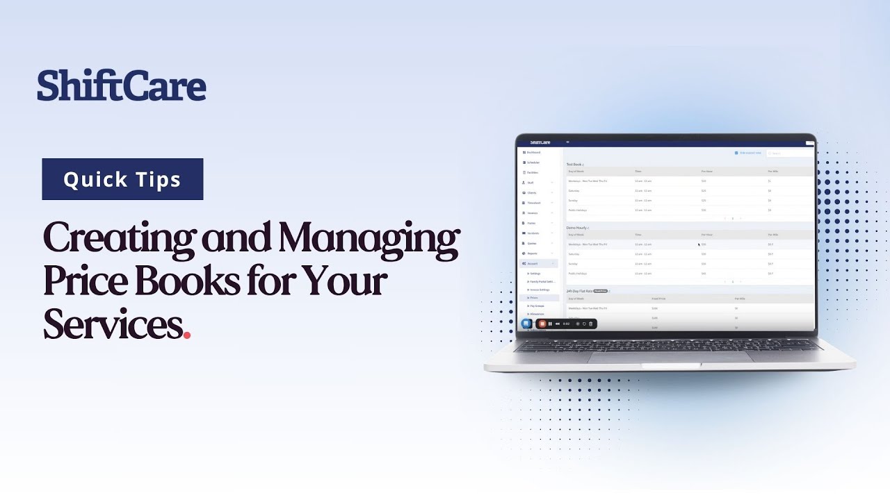 Creating and Managing Price Books for Your Services