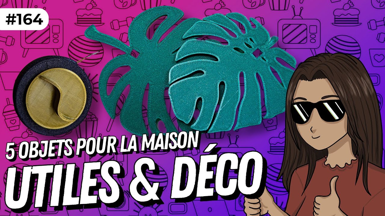 Timelapse impression 3D de 5 objets UTILES pour la maison !! 🤩🏠
