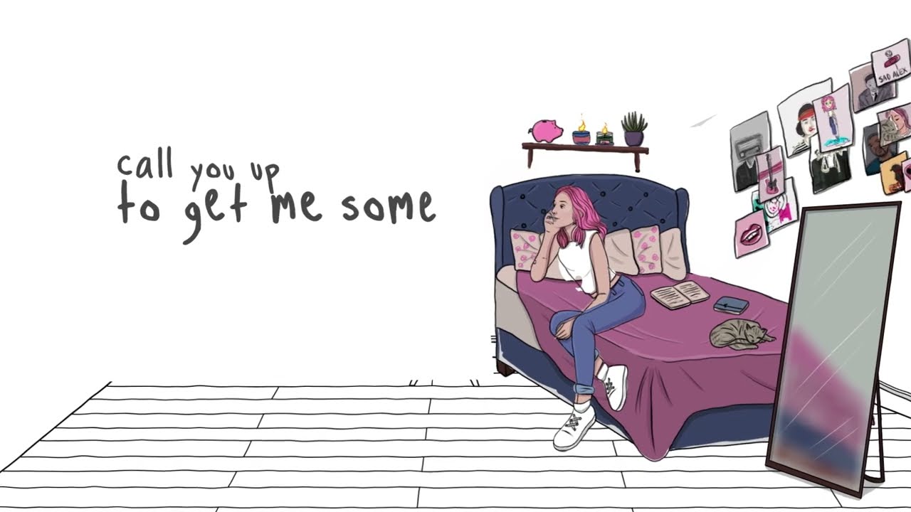 sad alex - come over (lyric video)
