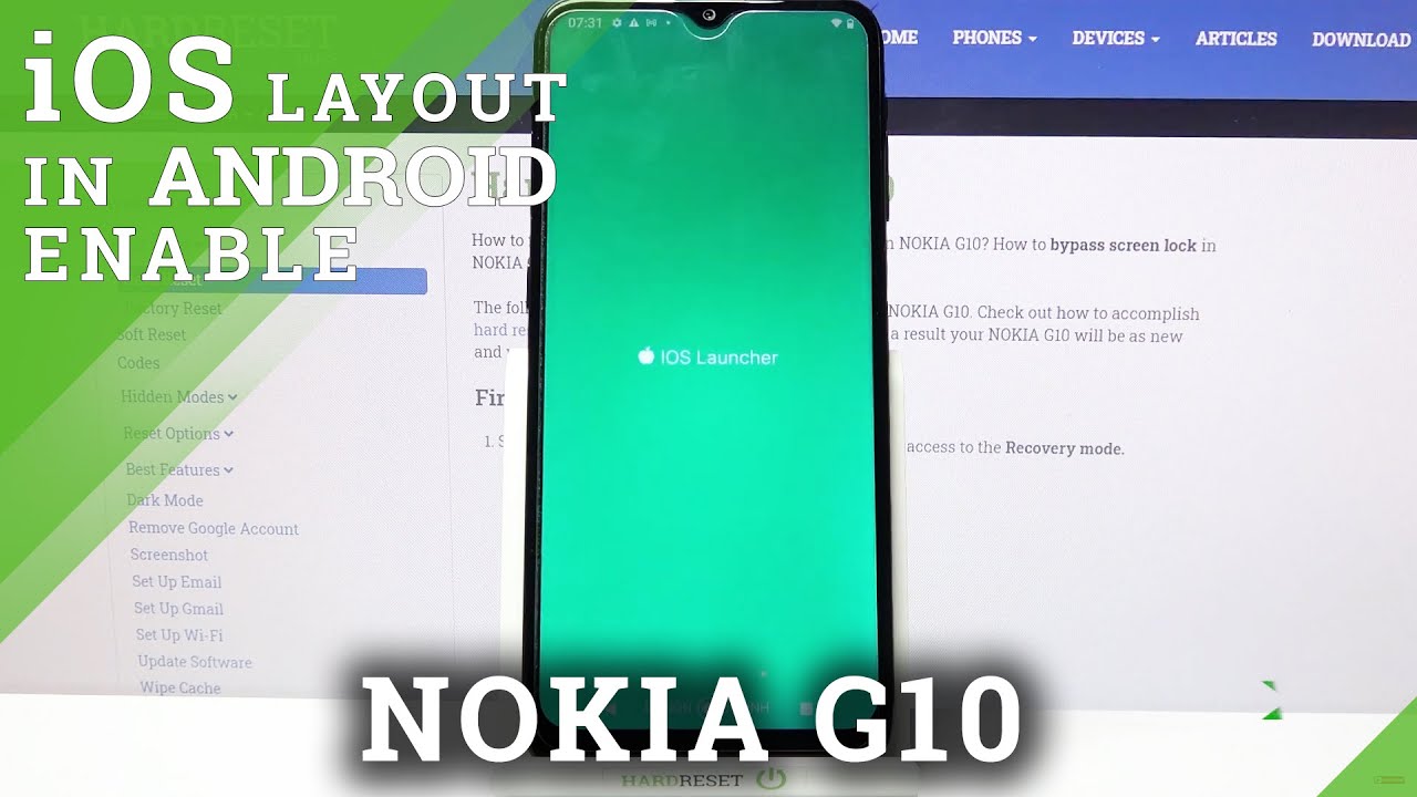 How to Download iOS Launcher on NOKIA G10 - Apply iOS Launcher