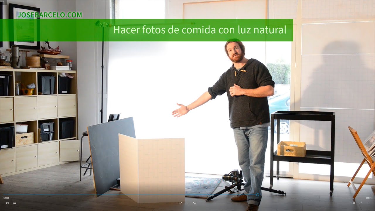 Hacer fotos de comida con luz natural