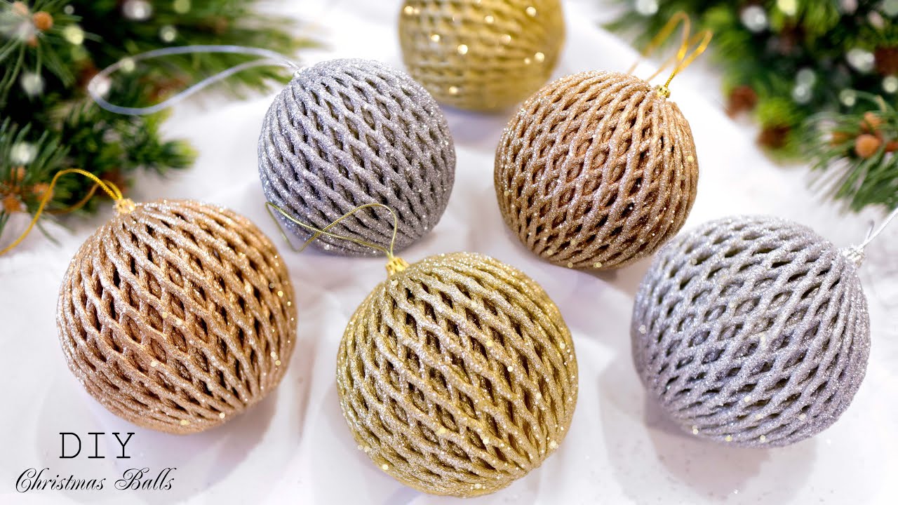 💥 НОВИНКА 💥 ЕЛОЧНЫЕ ШАРЫ ИЗ СЕТОК 🎄😮🎄 Packing Net Christmas Balls 💣