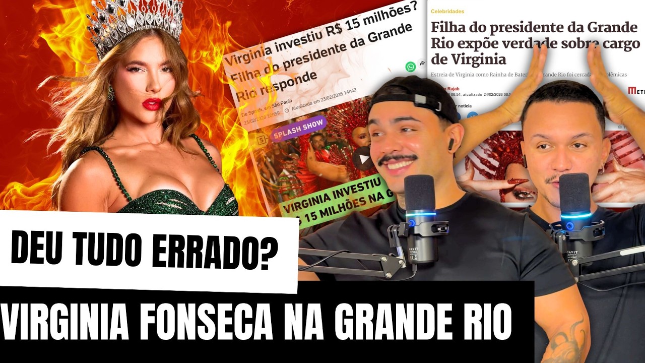 Virginia na GRANDE RIO! Entenda todas as polemicas: Paola Oliveira, Fantasia Carnaval e Muitos Mais