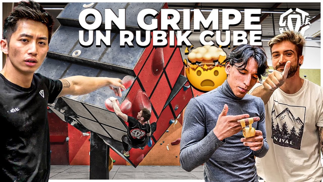 On ESCALADE un RUBIK CUBE à Block Out Strasbourg 😂