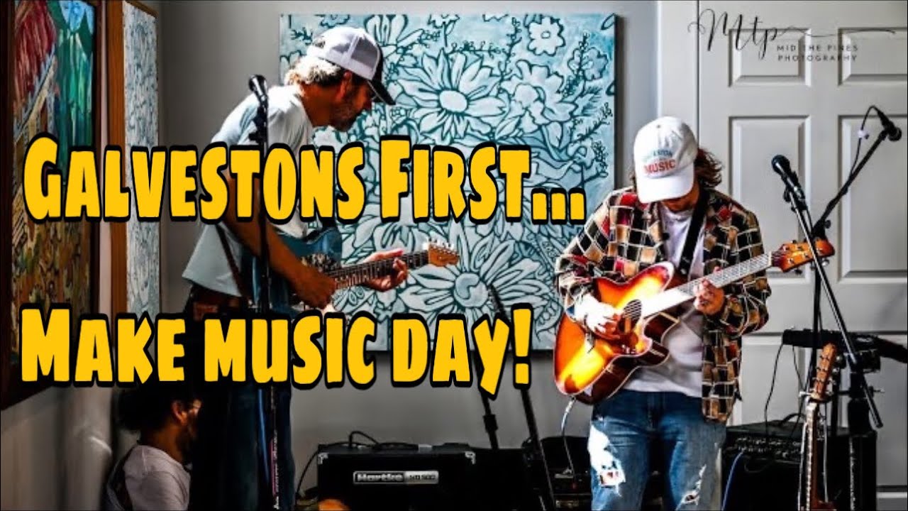 Galveston Joins Make Music Day for the First Time (Full Vlog)