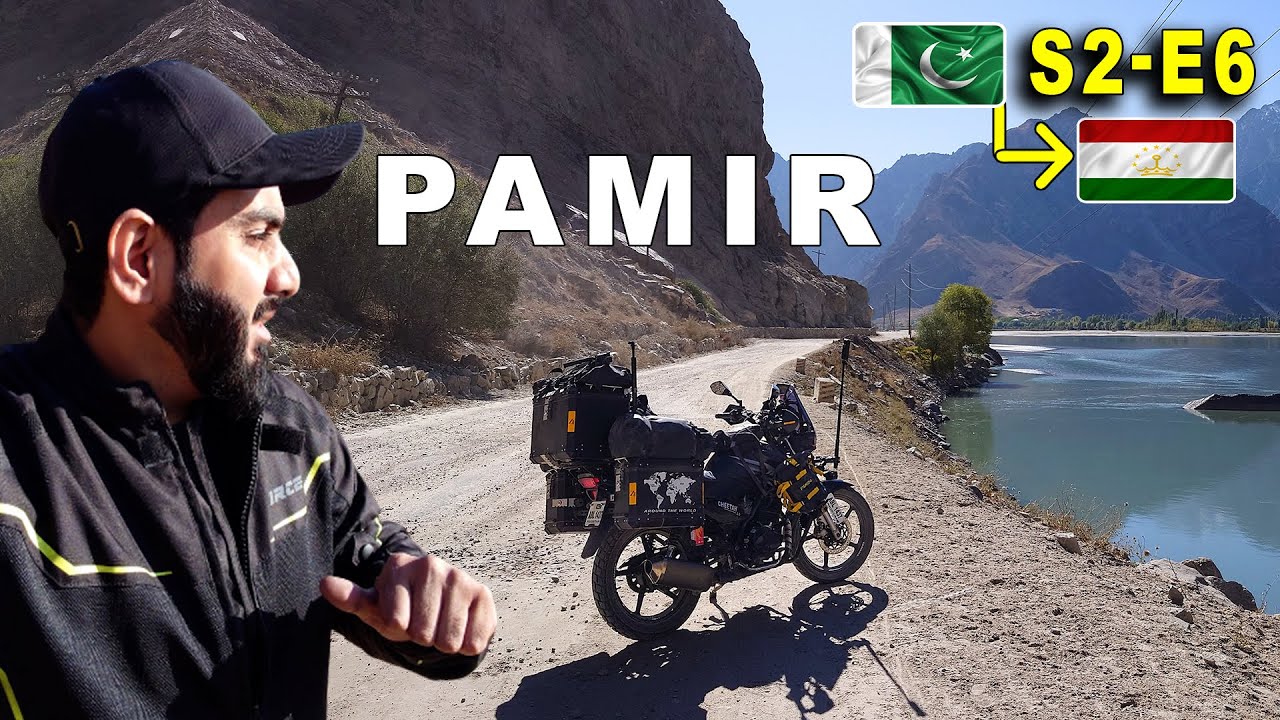 1300 km Long PAMIR HIGHWAY - Dream Motorcycle Adventure 🇹🇯 | Pakistan to Central Asia - Ep 6