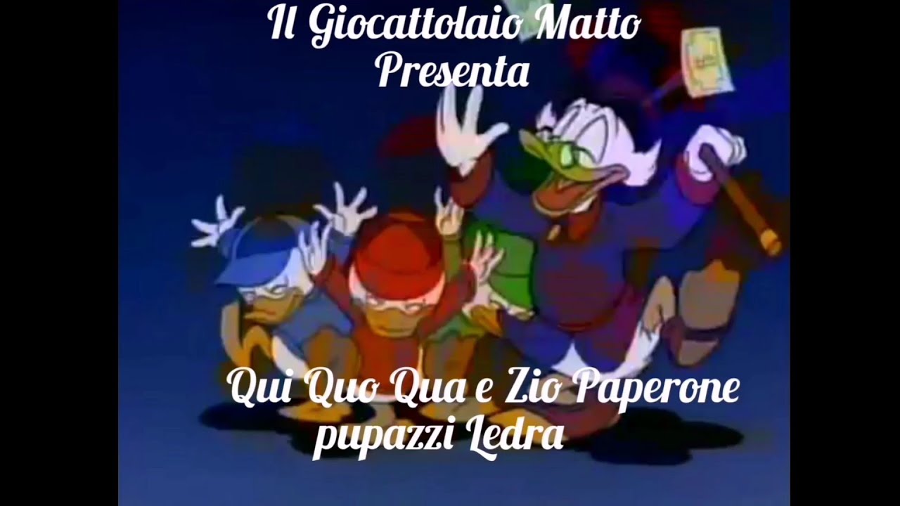 Pupazzi Ledra / vintage Toys/ Qui, Quo,Qua, zio Paperone
