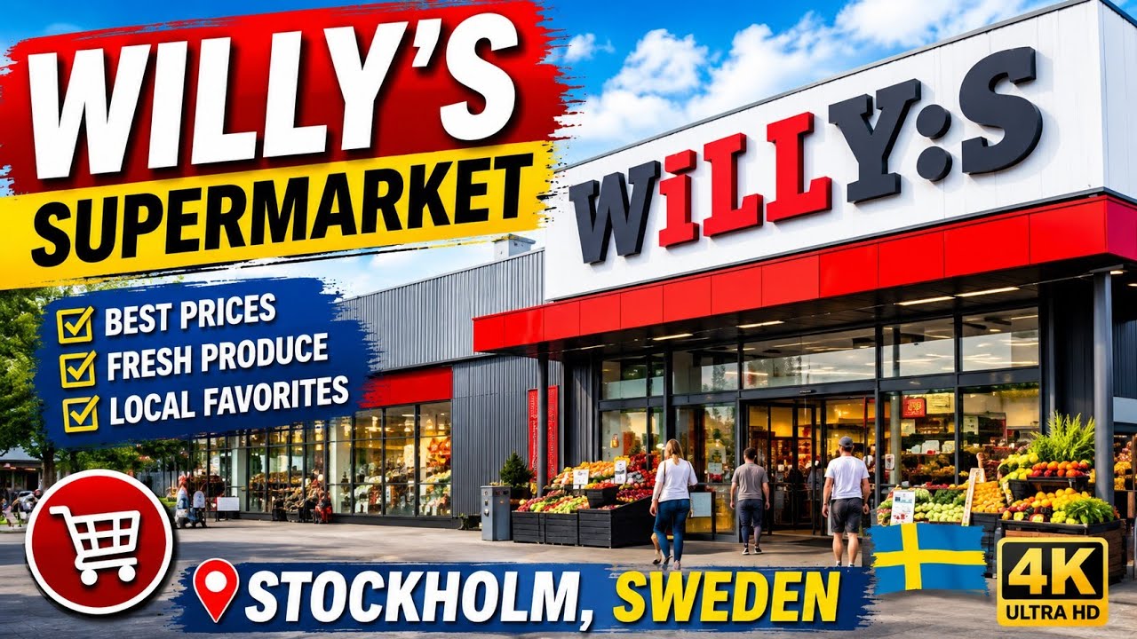 Willy’s Supermarket 🇸🇪 | Grocery Shopping in Stockholm, Sweden