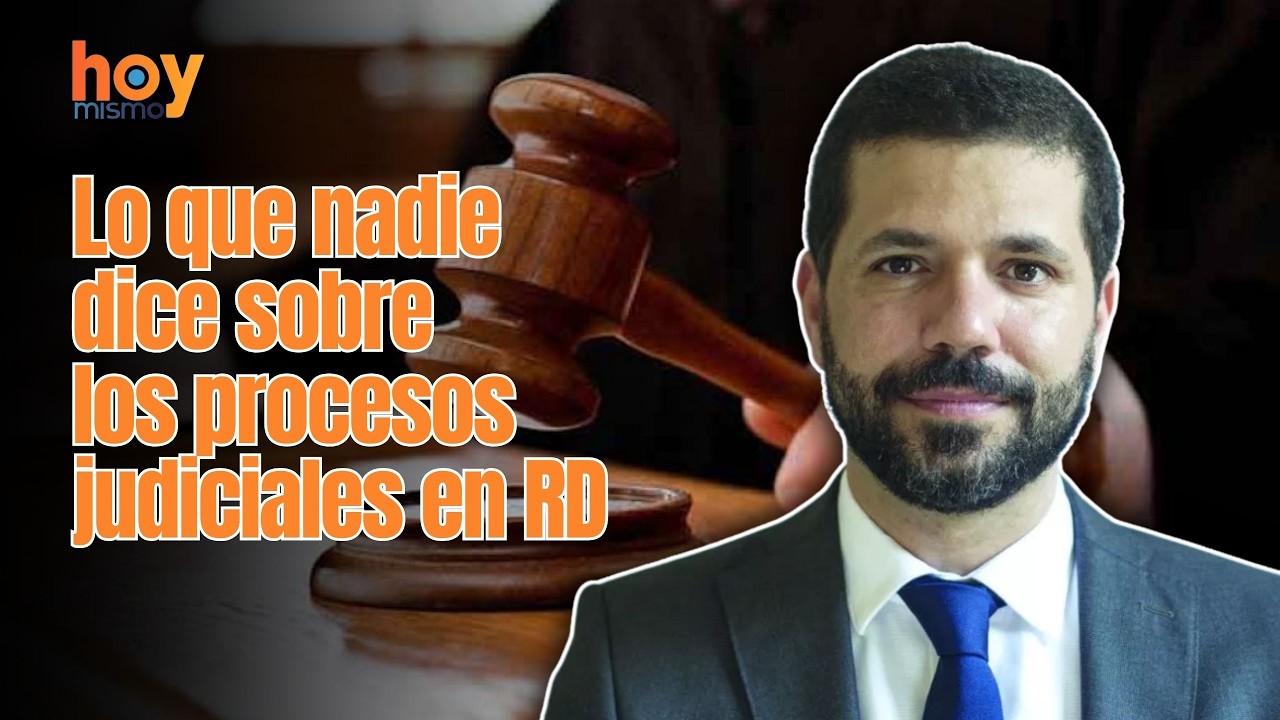 Lo que nadie dice sobre los procesos judiciales en RD | Entrevista con Nassef Perdomo