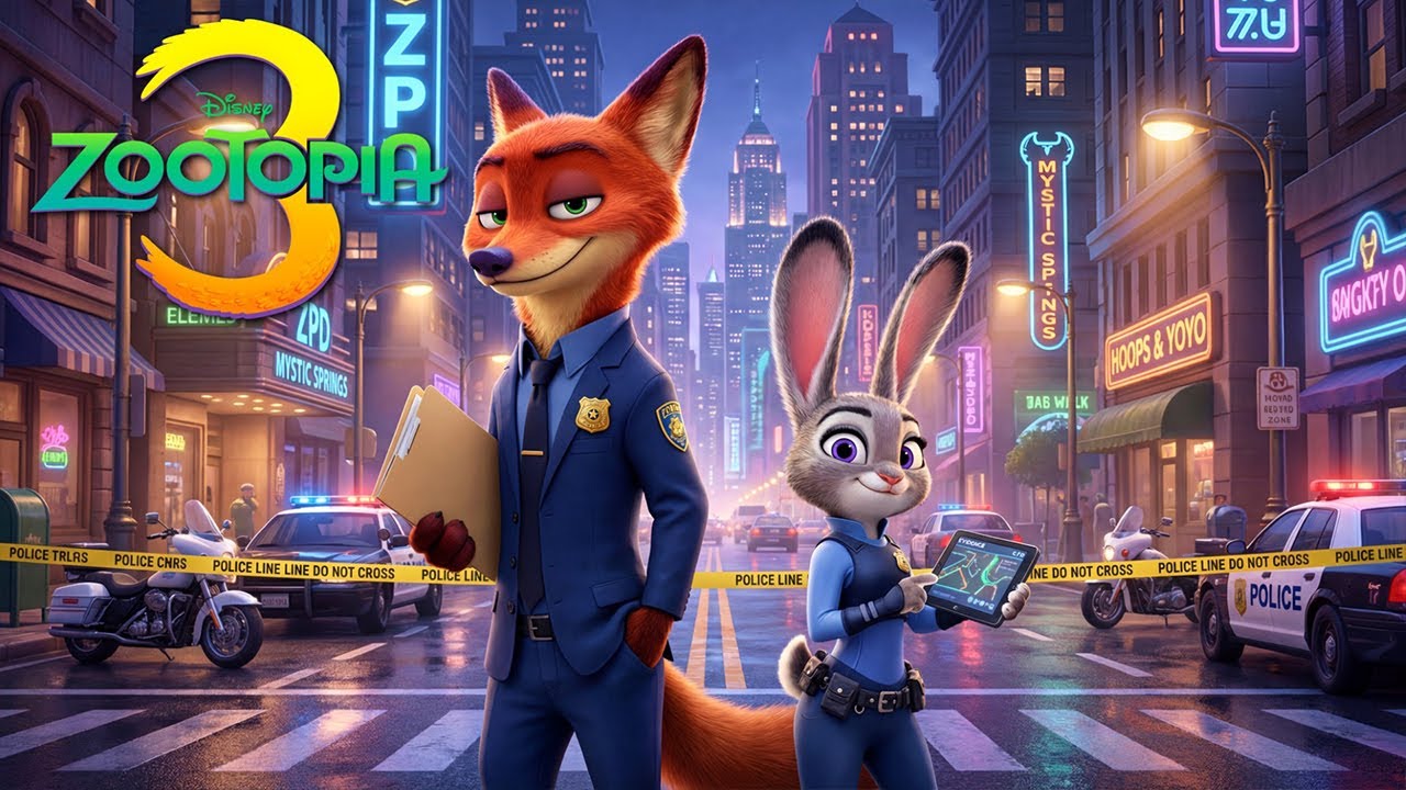 ZOOTOPIA 3 (2026) Ginnifer Goodwin & Jason Bateman