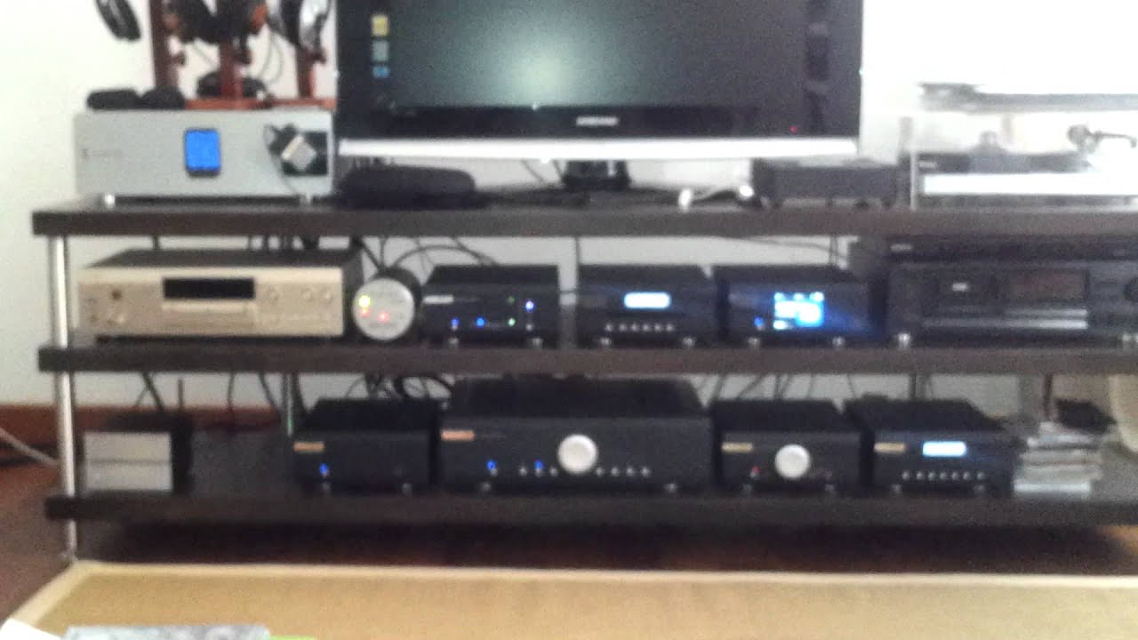 Musical Fidelity M1 CDT/DAC, M6i amp, ProAc D18