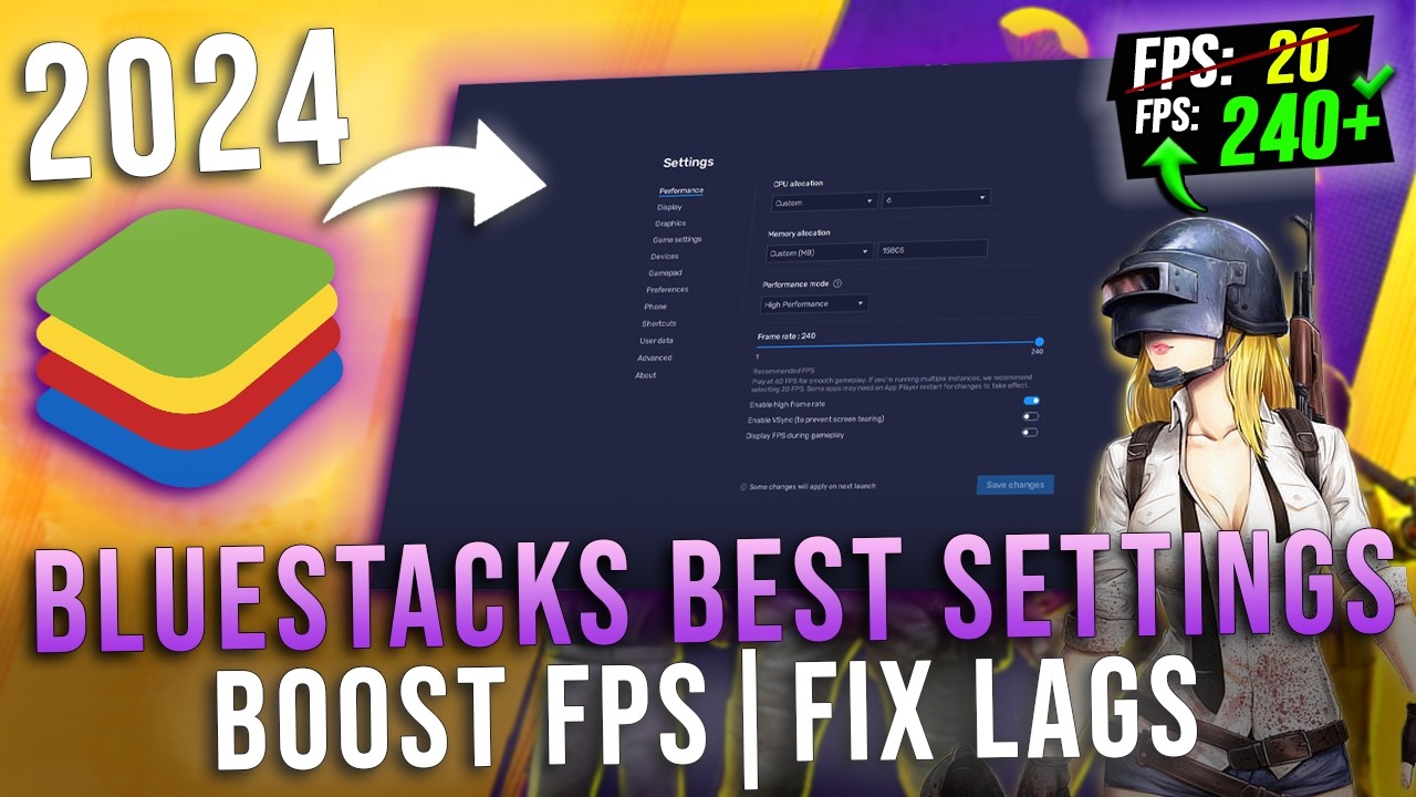 Настройки BlueStacks для игр на слабых ПК 🔧