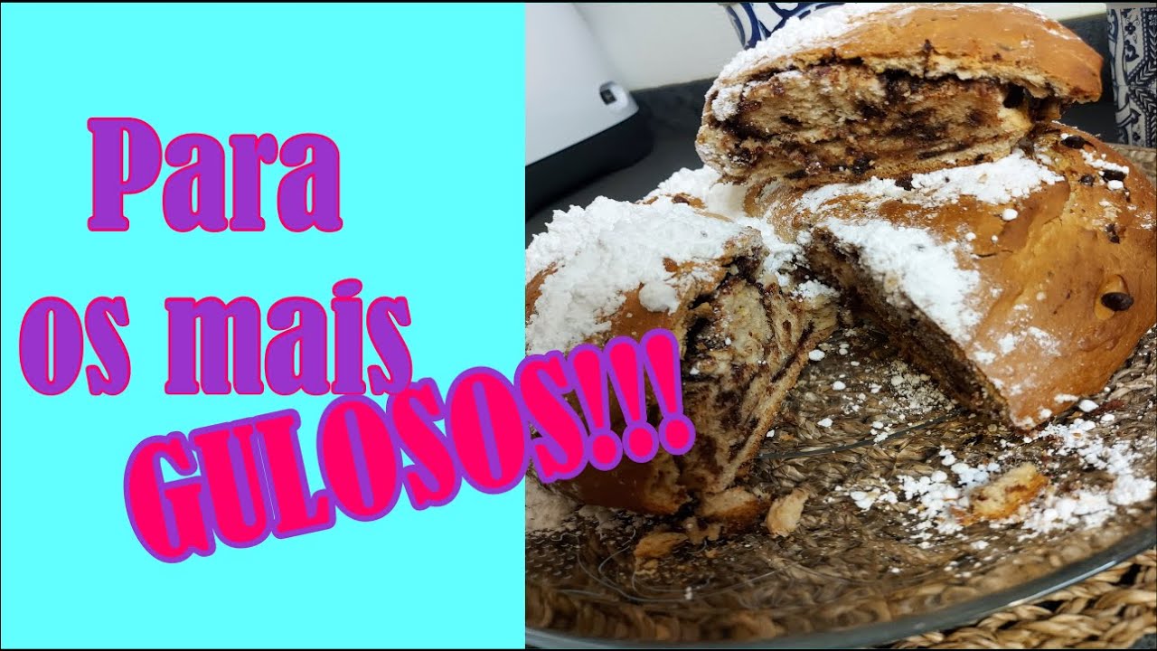 Bolo rei de chocolate