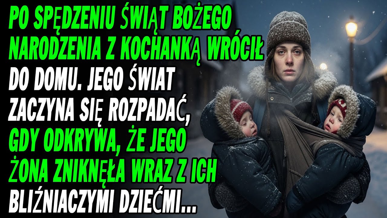 Po Spędzeniu Bożego Narodzenia Z Kochanką Odkrył, Że Jego Żona Zniknęła Wraz Z Bliźniakami…