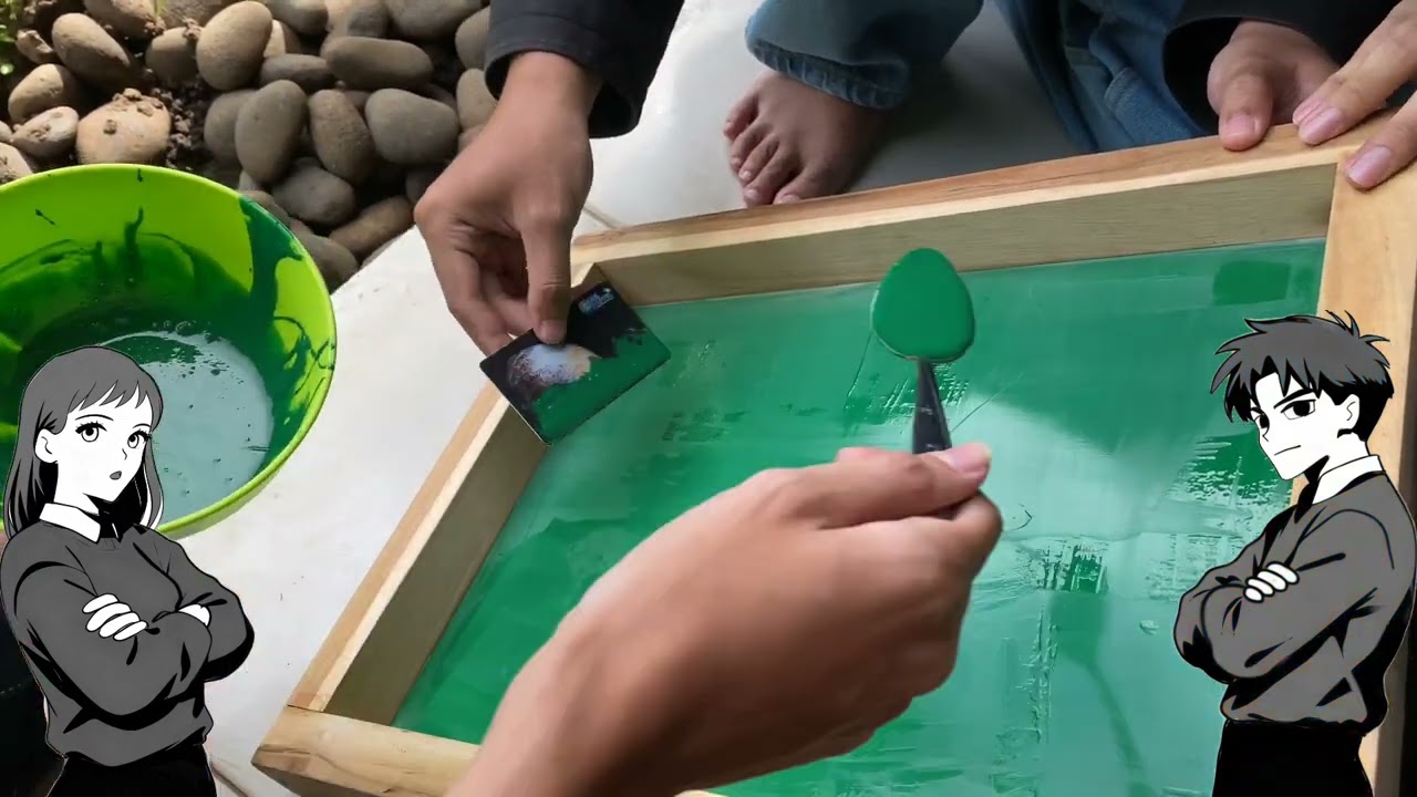 THE GUNG SKUAT (Tugas Teknik Cetak Sablon Manual)