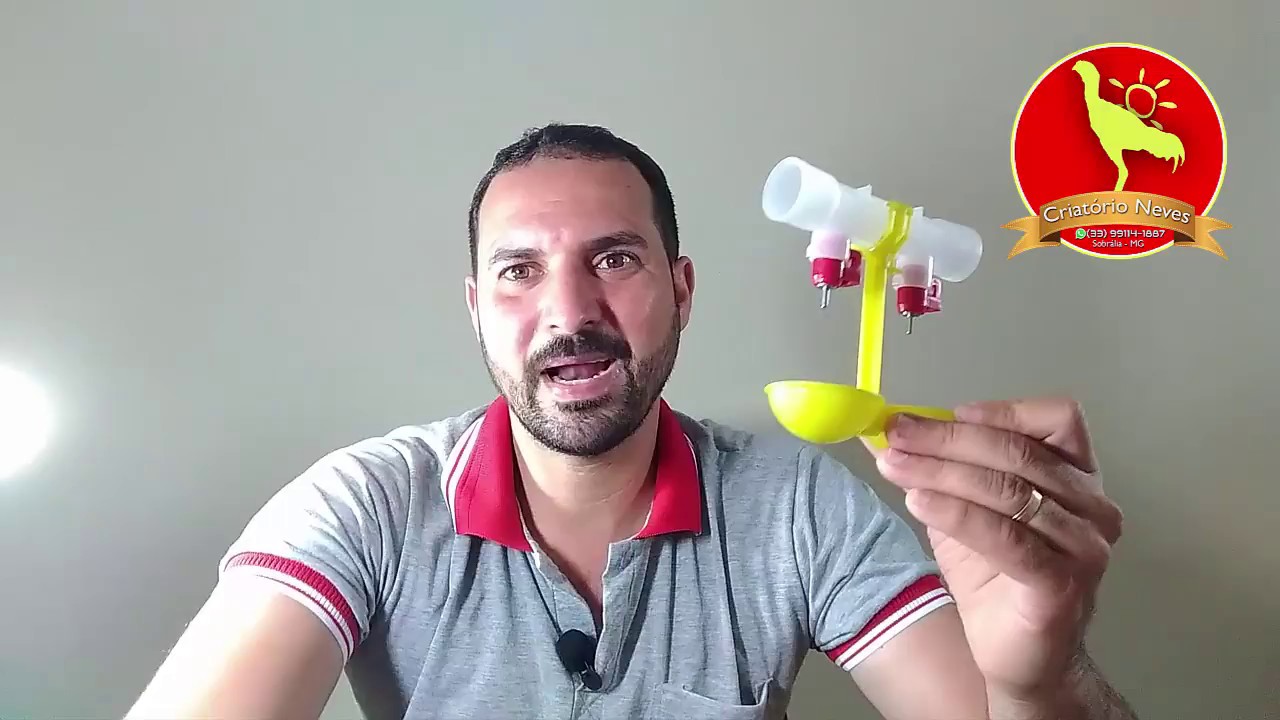Bebedouro Nipple para franguinhas e pintinhos, novidade no Criat&oacute;rio Neves, dispon&iacute;vel em nosso site