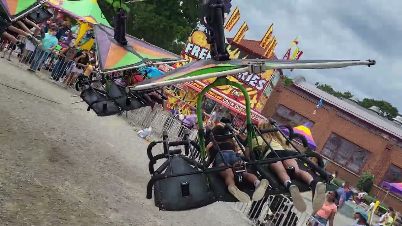 Cliffhanger ride at Lake county fair pt 1