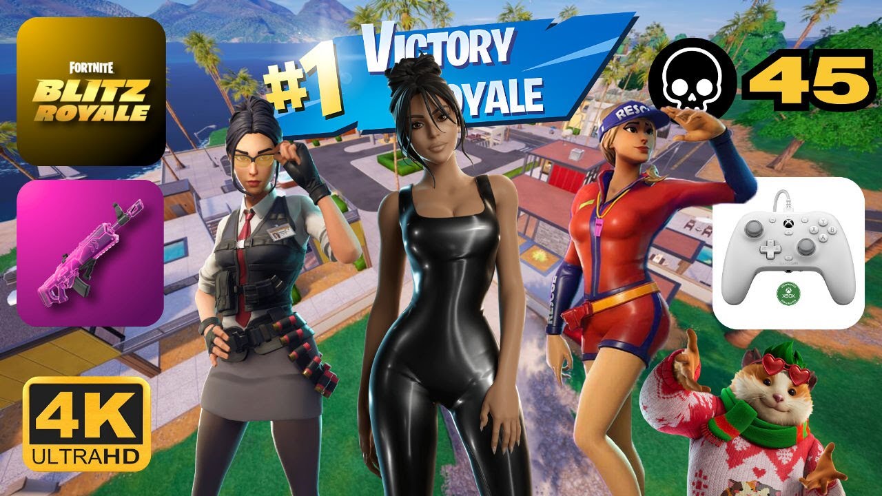 NEW 6 Person Squads in Fortnite Blitz Royale Victory Gameplay!