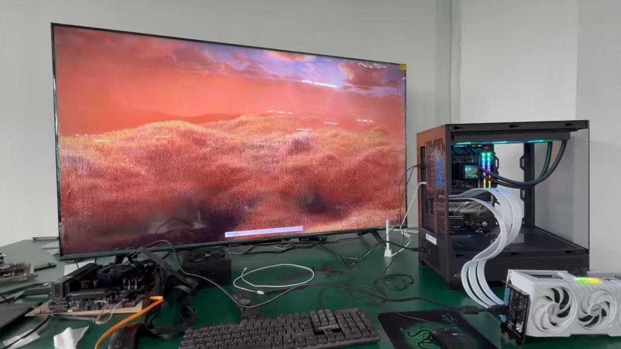 PCIE 5 0 Riser Cable (90cm) Speed Testing with AMD RX9070