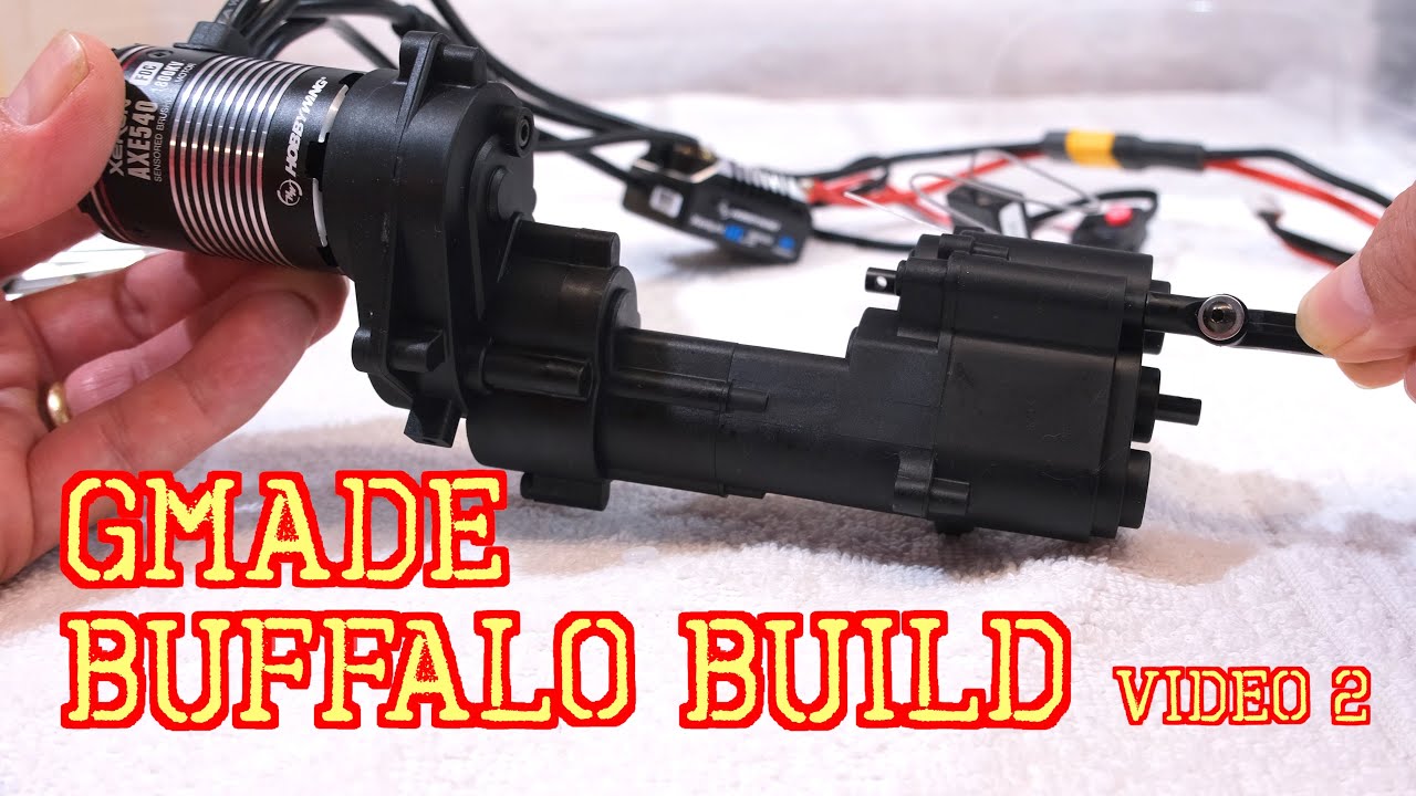 Gmade GS02F Buffalo Build Video 2 - Steps 14-25