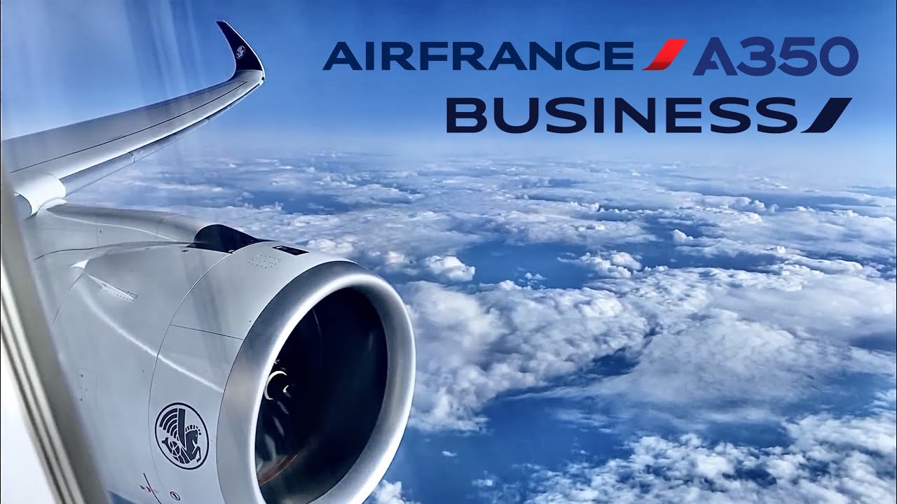 BUSINESS Class 🇫🇷 Paris CDG - Toronto YYZ 🇨🇦 Air France Airbus A350  + Lounge [FLIGHT REPORT]