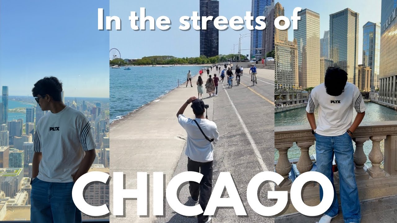 2 Days in CHICAGO 🇺🇸 | Food, Sights & Vibes | Telugu | 360 Chicago, Gino's pizza, Boat ride