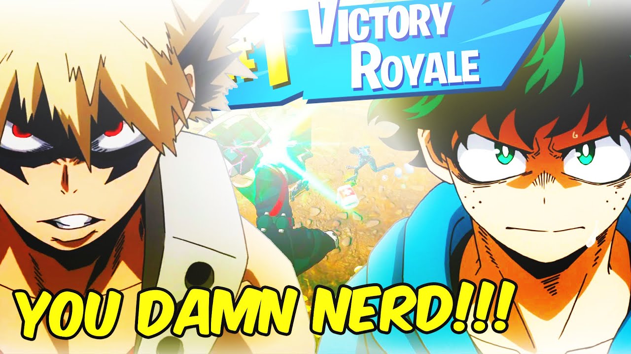 Актёры озвучки MHA играют в Fortnite! (при участии Деку и Бакуго)