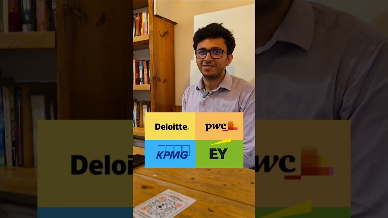How to crack Big 4 interviews? Hear from CA Nakul Godbole working in one of Big4s 😏