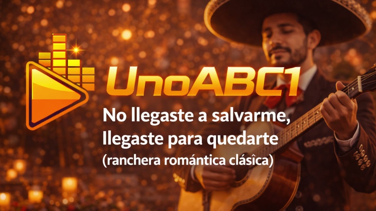 No llegaste a salvarme, llegaste para quedarte(ranchera romántica clásica)