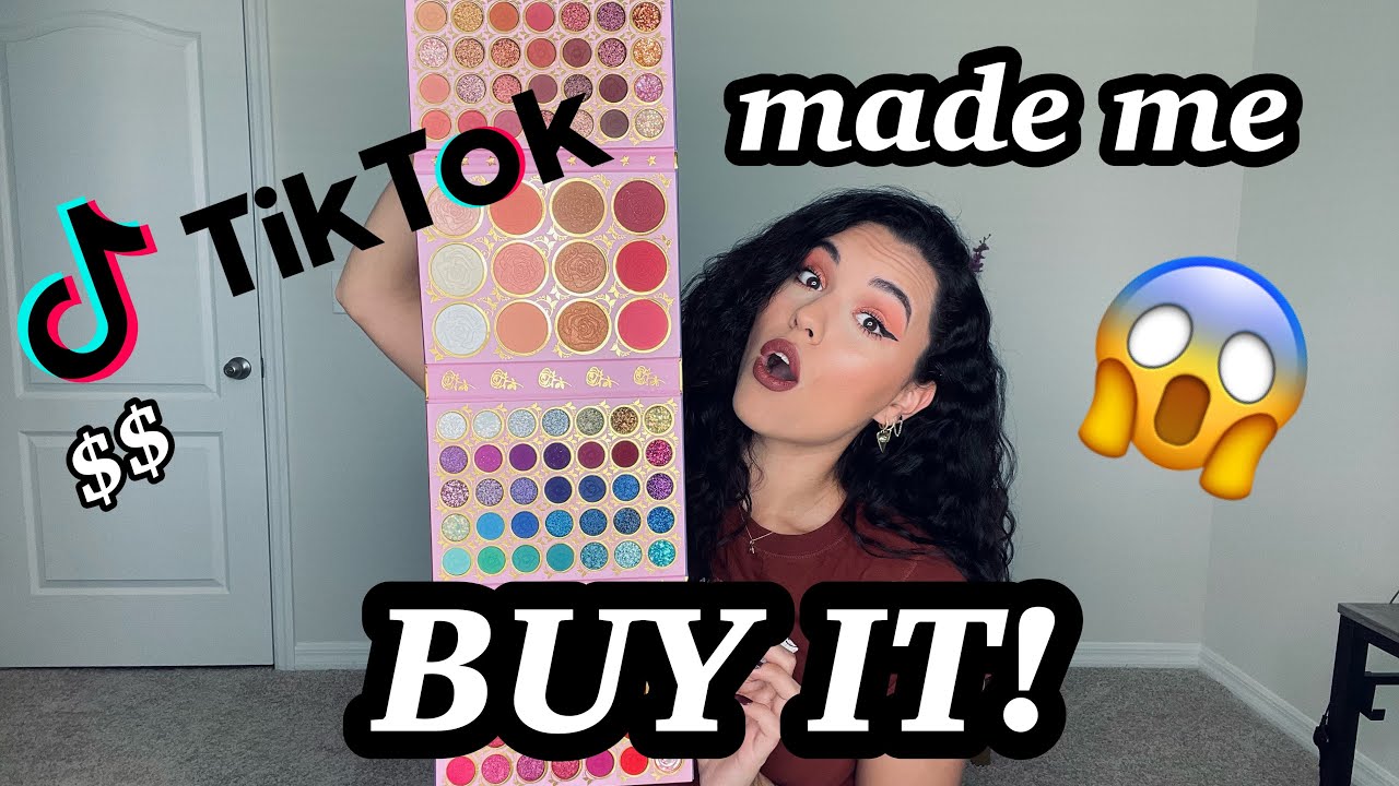 TESTING THE BIGGEST PALETTE EVER! *Tik Tok made me buy it* | Nina Gutierrez