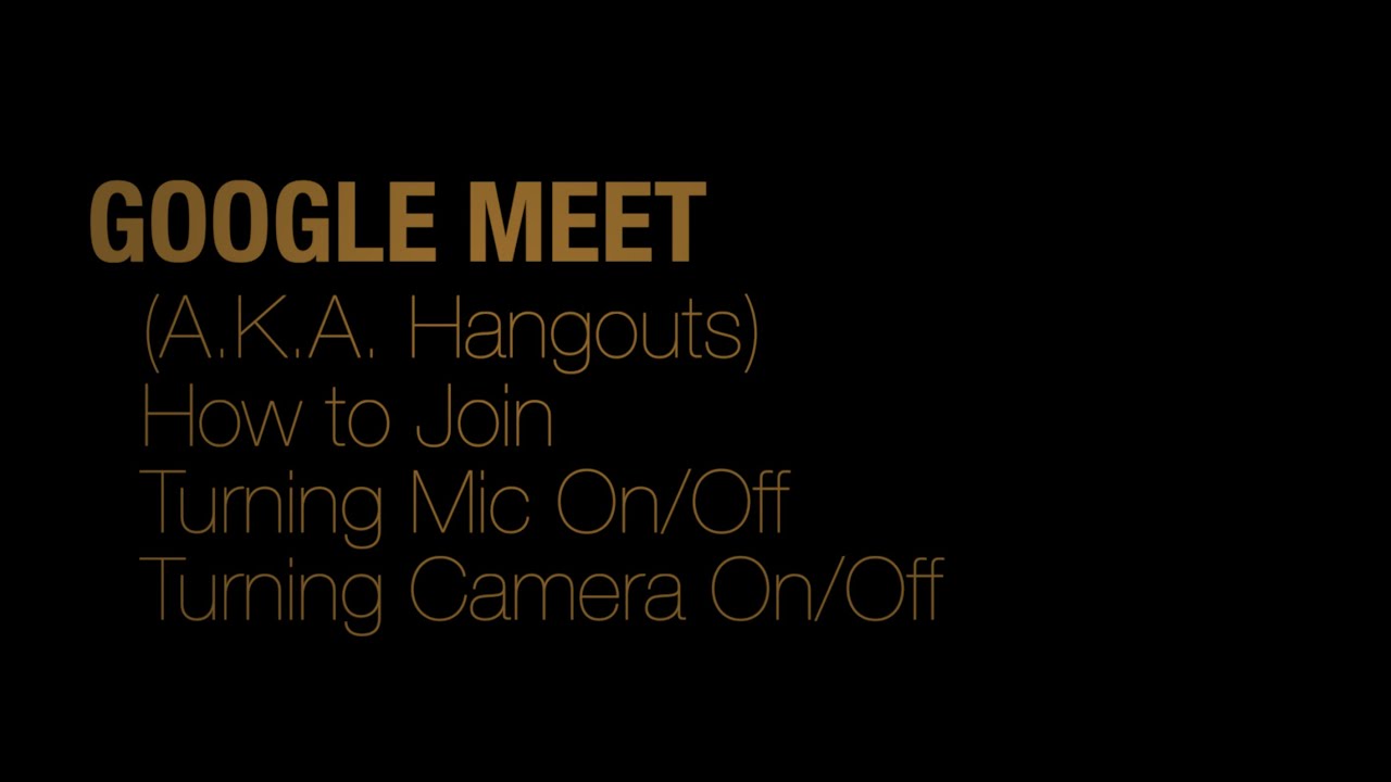 Join a Google Meet