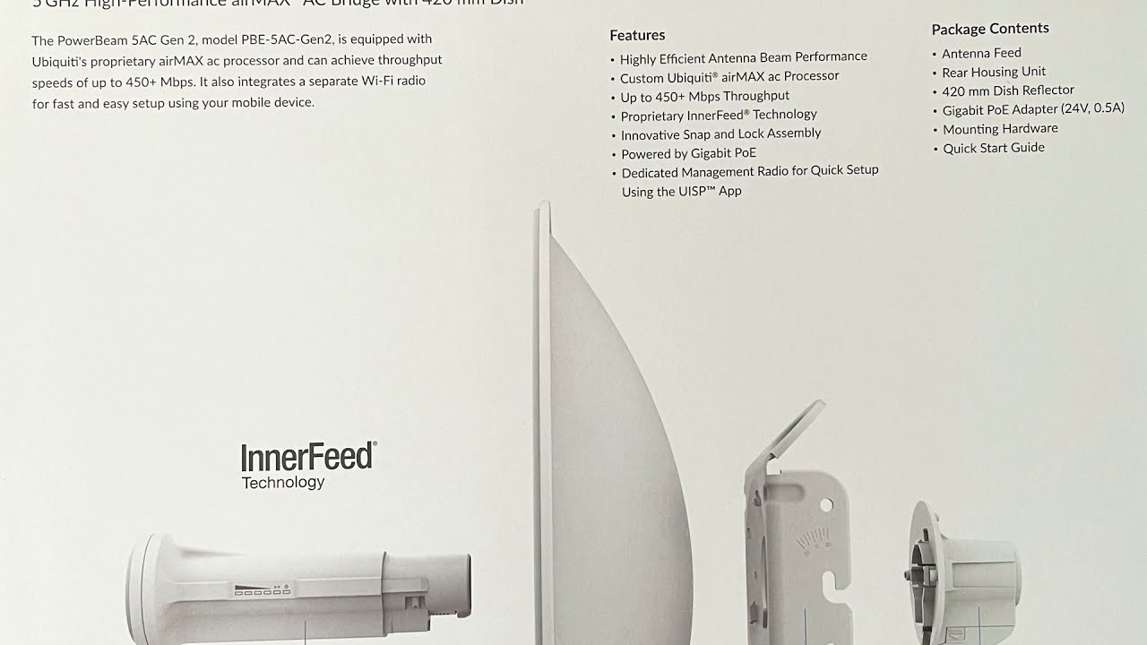 PBE-5AC-GEN2 Wireless Radio - UBIQUITI NETWORKS - AIENSS ENGINEERING SOLUTIONS